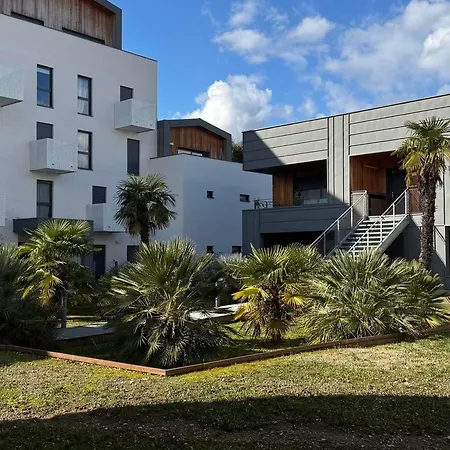 Grand T2 Avec 2 Terrasses Pres Du Et Garage - Animaux Acceptes - Fr-1-555-111 艾克斯莱班